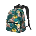 thumbnail image 2 of Lsque Hawaiian Style Classic Casual Backpack - Large Capacity Water-Resistant Backpack for School, Work, Travel, and Outdoor Activities, 2 of 8