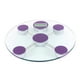 thumbnail image 1 of Báscula Personal Digital De Vidrio Templado En Forma Circular Con Capacidad De 180 Kg Color Morado, 1 of 6