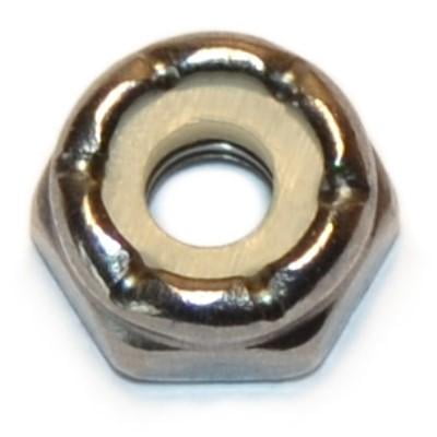

#8-32 18-8 Stainless Steel Coarse Thread Thin Pattern Lock Nuts (20 pcs.)