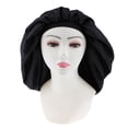 thumbnail image 2 of Sombrero De cubierta Cabeza Del cabellero Del Elástico Impermeable Impermeable Del Casquillo 2pcs shamjiam Gorro de noche para cabello largo, 2 of 9