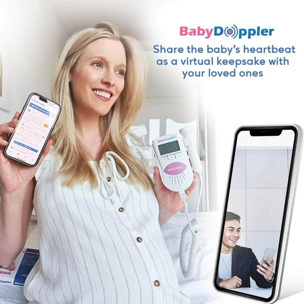 Honeyy - Doppler professionnel - Moniteur cardiaque pour Bébé