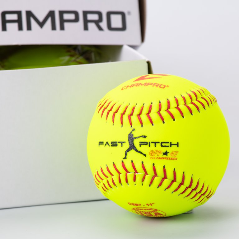 Champro Sports ASA 11 Fast Pitch Softballs, 12 Pack 