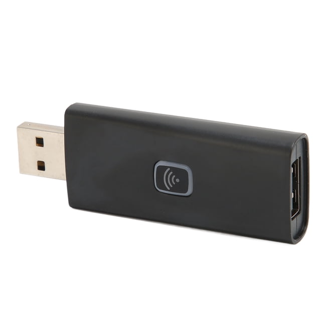 De JUEGO Converter USB, Enchufe y reproduce el adaptador de controlador inalámbrico Adaptador portátil de transmisorio estable para el control negro de juego