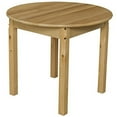 thumbnail image 2 of Wood Designs 83024 30" Round Hardwood Table with 24" Legs, 25" Height, 30" Width, 30" Length, 2 of 2