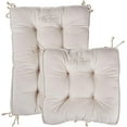 thumbnail image 2 of RENR Rocking Chair Cushions Set, Rocking Chair Pads with Ties Soft Thicken Seat Pads Cushion Pillow for Indoor, Office, Home, Rocking Chairs (Beige), 2 of 7