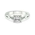 thumbnail image 5 of 2 Carat IGI Certified Cushion Shape Lab Grown Diamond Engagement Ring | 14K White Gold | Intertwine Bliss Solitaire Lab Diamond Ring | FG-VS1-VS2 Quality Friendly Diamonds, 5 of 5