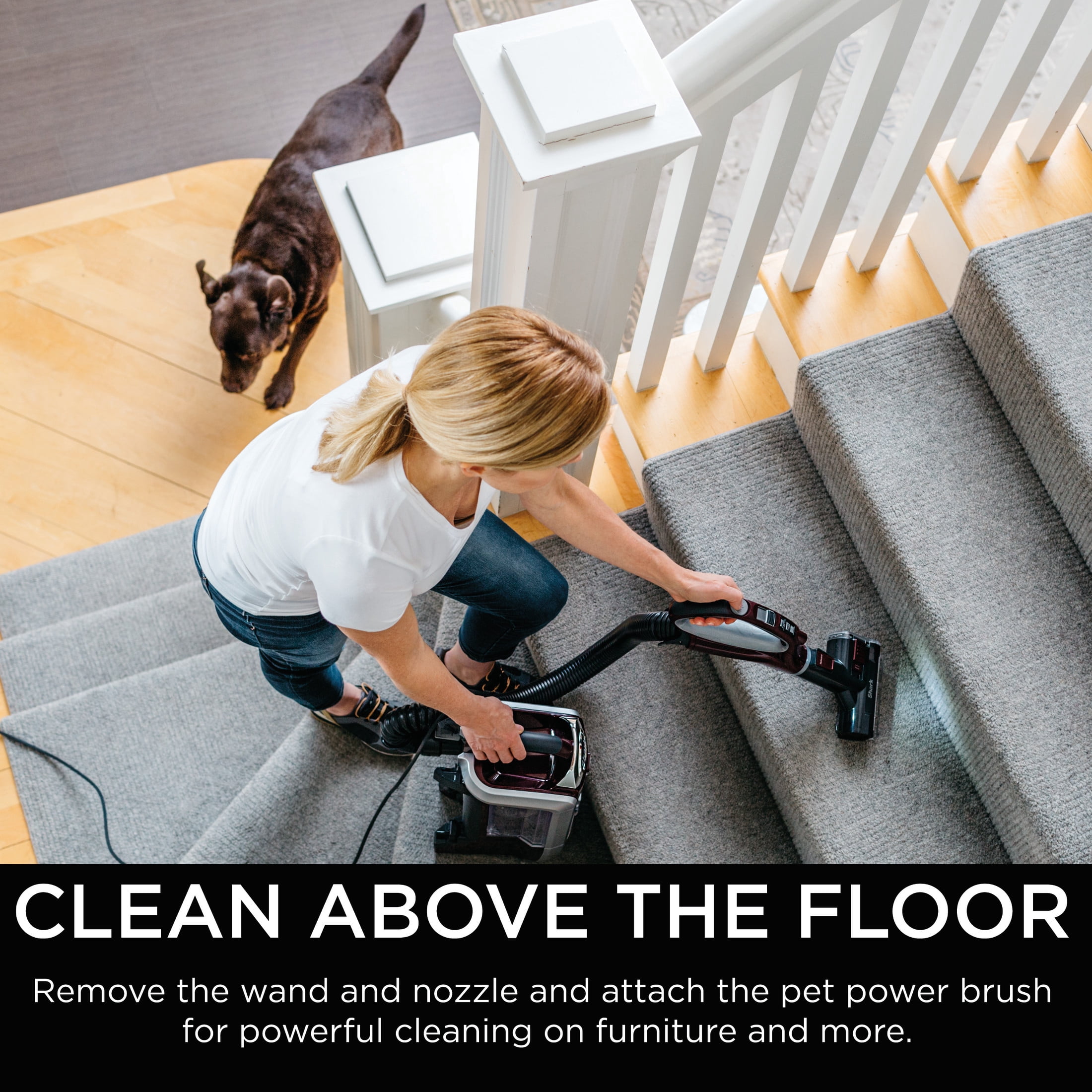 Shark Rotator Powered Lift-Away TruePet Upright Vacuum, Pet Friendly, HEPA Filter, Advanced Swivel Steering, Large Dust Cup Capacity, NV752 Bordeaux