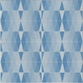 thumbnail image 1 of Ahgly Company Machine Washable Indoor Square Transitional Steel Blue Area Rugs, 8' Square, 1 of 7