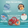 thumbnail image 4 of Slide Seal Deli Bags, Fresh to Go Saddle Pack Polypropylene, 1000 Count, 10 x 8 in, 4 of 7