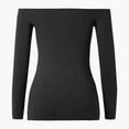 thumbnail image 6 of Womens Off The Shoulder Tops Long Sleeve Basic T Shirts Going Out Cute Fall Fashion 2024 Women Thermal Tops Pack Thermal Shirts for Men Long Sleeve Cold Weather Specific Heart Women's Yoga Jacket 1/2, 6 of 6
