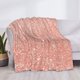 thumbnail image 3 of Fotbe Rose Gold Glitter Manta de Franela con Estampado, Manta Ultrasuave para Cama, Sofá, Auto, Hipoalergénica y Antibolitas-40"x30", 3 of 6