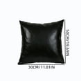 thumbnail image 3 of Elegant Faux Leather Pillow Cover Soft Decorative Cushion Case For Sofa Bed Bedroom Living Room Hotel Office Dorm And Everyday Home Decoration, 3 of 6