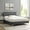 Charcoal, variant on Modway Peyton Performance Velvet Queen Platform Bed in White