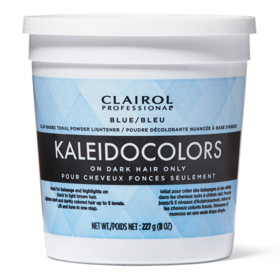 Clairol Professional Kaleidocolors Hair Lightener and for Toning Highlights Kaleidocolors, Blue Tub, 8 oz.