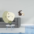 thumbnail image 2 of Reloj de pared decorativo de cerámica, estatua para decoración del hogar, silencioso, decoración artística de mesa, adecuado para sala de estar, dormi, 2 of 8