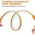 thumbnail image 6 of Drain Snake Clog Remover - 4 Pack 20 Inch Flexible Hair Drain Removal Tool for Sink, Shower, Tub & Toilet, Drain Cleaner with Grip Handle - Easy Use Kitchen & Bathroom Drain Opener, 6 of 8