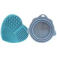 thumbnail image 3 of 1 Set Brush Cleaner Mat Flexible Washing Tool Reusable Practical Makeup Cleanser Bowl Beauty, 3 of 3