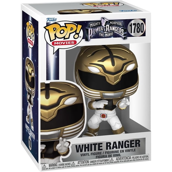 Pop Movies Power Rangers 3.75 Inch Action Figure - White Ranger #1780