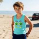 thumbnail image 2 of Niños Niños Niños Moda Lindo Gradiente Impresión Suave Camisola sin Mangas para el Uso Casual Y Ocasiones Especiales, 2 of 7