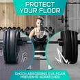 thumbnail image 6 of Yes4All 6 pcs Interlocking Exercise Foam Mats, Cover 24 sqft, 7/16 inch, Gray Color, 6 of 9