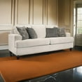 thumbnail image 3 of Benjara Tren 96 Inch Queen Sleeper Sofa, 4 Jacquard Pillows, Beige Polyester, 3 of 6