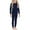 Blue, variant on XIMIN Kids Girls Boys Clothes 2 Piece Fall Outfits Slim Long Sleeve Solid Color Shirt and Leggings Set Kids Lightweight Thermal Underwear Sets