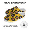 thumbnail image 6 of Lsque Retro Vinyl Records Pattern Womens Comfort Cotton on Scuff With Memory Foam and Anti-skid Sole Slipper-40/41, 6 of 7