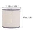thumbnail image 2 of Unique Bargains Rotating Jewelry Organizer, 4 Layer Small Jewelry Storage Box Mirror Jewelry Case Holder Style 1, White, 2 of 6