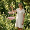 thumbnail image 4 of KoiLife Bird Feeder Tray Platform Bird Feeder Birdfeeders Outside Hanging Finch Feeder Cardinal Bird Feeder 20" Pink Double Layer Hanging Bird Feeder Decorative Bird Bathing Basin, 4 of 5