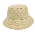 thumbnail image 4 of Milageto Winter Bucket Hat Down Cotton Comfortable Headwear Warm Hat for Adults Women Khaki, 4 of 8