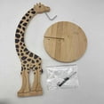 thumbnail image 3 of Elainilye Giraffe Banana Holder, Wooden Banana Hanger Stand with Stainless Steel Hook, Countertop Fruit Display Rack for Kitchen Dining Table, Decorative Fruit Storage, 3 of 9