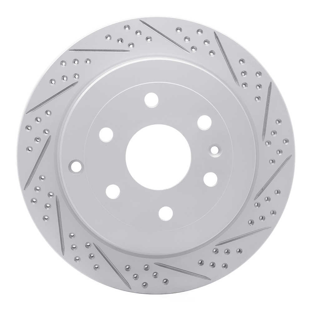 Dynamic Friction Company 830-48055R DFC Geoperformance Rotor - Drilled and Slotted
