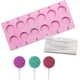 thumbnail image 1 of Round Lollipop Molds, Chocolate Candy Molds, Hard Candy Silicone Molds, 25pcs Lolly Sticks, DIY Lollipop Molds, 1 of 3
