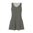 thumbnail image 7 of Qwertyu Summer Dresses for Women 2025 Sleeveless Beach Sundress V Neck Casual Vacation Tank Dress, 7 of 7