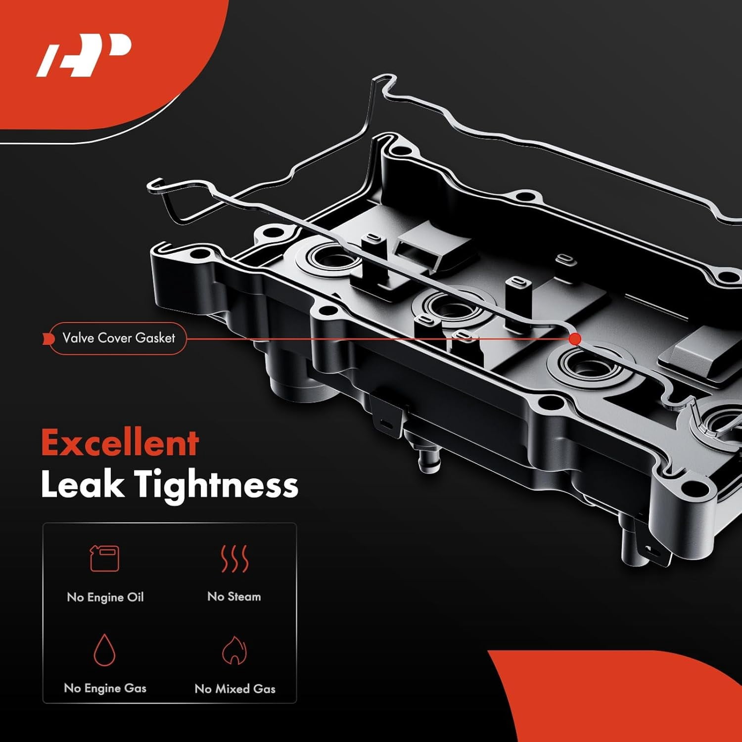 A-Premium Engine Valve Cover with Gasket Compatible for Nissan Altima 2013-2018, 3.99 lbs