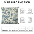 thumbnail image 5 of ONETECH Chinoiserie Pillow Covers Flower Bird Hummingbird Peony Boho Decorative Throw Pillow Covers, Soft Lumbar Cushion Cases for Couch Sofa Bedroom, 5 of 5