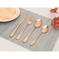 thumbnail image 5 of Unique Bargains Stainless Steel Flatware Set Mirror Polished Rose Gold 30 Pcs, 5 of 6