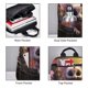 thumbnail image 3 of Balery Adorable Fluffy Bat Mochila Ligera para Hombres y Mujeres – Resistente y Impermeable, Ideal para la Escuela, el Trabajo, los Viajes y el Uso Diario, 3 of 7