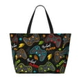 thumbnail image 2 of Fotbe Play Game3 Bolsa de Viaje para Playa - Resistente al Agua, Bolsa Tote de Gran Capacidad y Ligera con 7 Bolsillos para Mujeres y Hombres, 2 of 7
