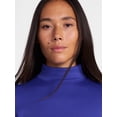 thumbnail image 4 of Ozark Trail Women's Warmest Thermal Long Sleeve Fleece Mockneck Top, Sizes XS-XXL, 4 of 5