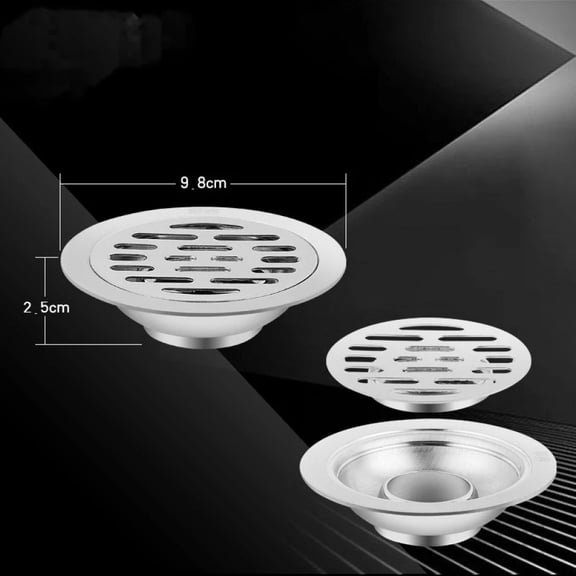 10/12cm Stainless steel Anti-odor Floor Drains Drainer Shower Strainer Cover Bathtub Ground Leakage Bathroom Hardware Accessorie