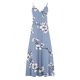 thumbnail image 5 of Puntoco Vestidos Mujer Moda Elegante Verano Casual Sólido V-Cuello Camis Vestido Largo Sin Mangas, 5 of 5