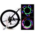 thumbnail image 5 of AGPtek Colorful Rainbow 32 LEDs Wheel Signal Lights Lamp With 30 Kinds of Flower Patterns For Cycling Bikes, 5 of 7