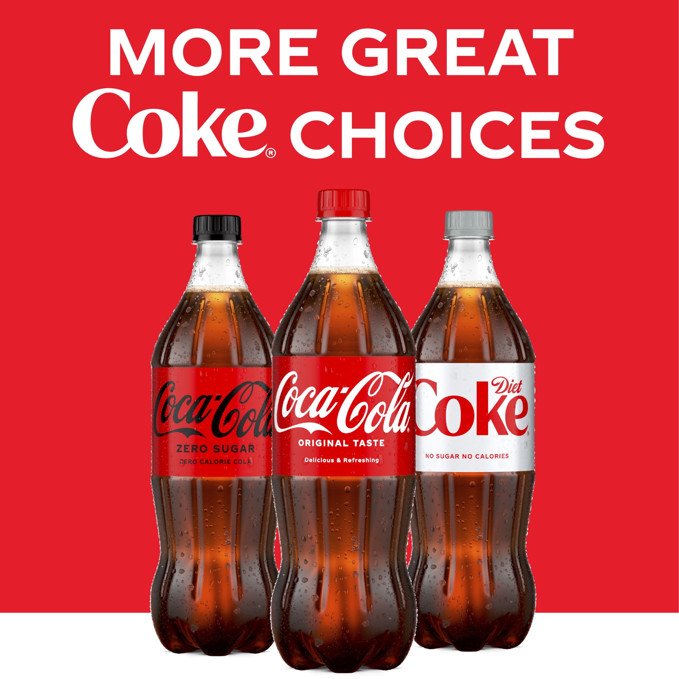 Coca-Cola Soda Pop Bottle, 1 Liter