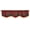 Burgundy, variant on Decorative Christmas Teddy Bears Design Tapestry 60" X 15" Window Valance