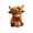 A001- Style A, variant on Highland Cow Figurine Highland Cow Decor 3.5 Inch Resin Mini Statue Cute Fall Decor for Home Farmhouse Accent for Autumn Thanksgiving 1 Pack