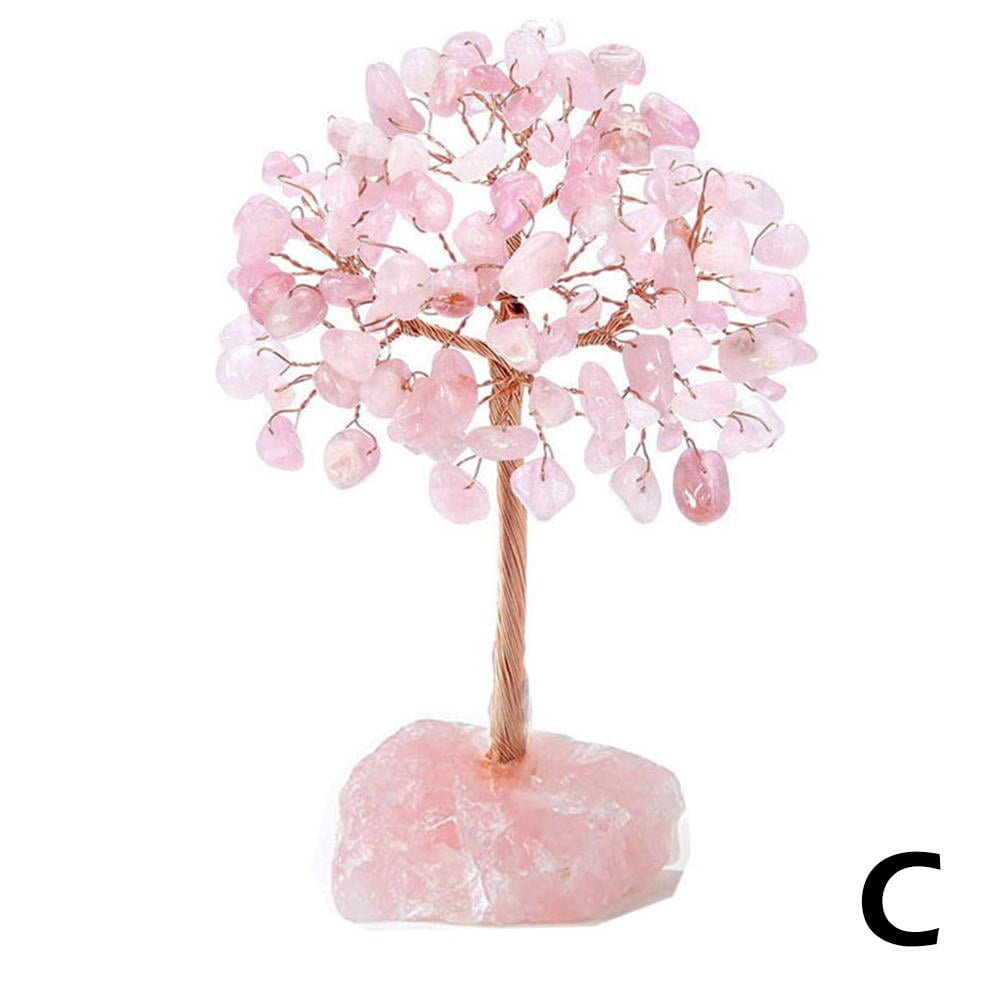 New Crystal Money Tree Wire Wrapped Agate Gemstones Shui Slice Super W