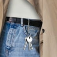 thumbnail image 4 of Minkissy 2PCS Mini Carabiner Clip Grey Corrosion Resistant Keyring Accessory, 4 of 8