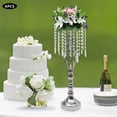 thumbnail image 3 of 6Pcs Wedding Centerpieces Flower Vase Stands 21.7in Tall Crystal Decorative Vases, 3 of 12