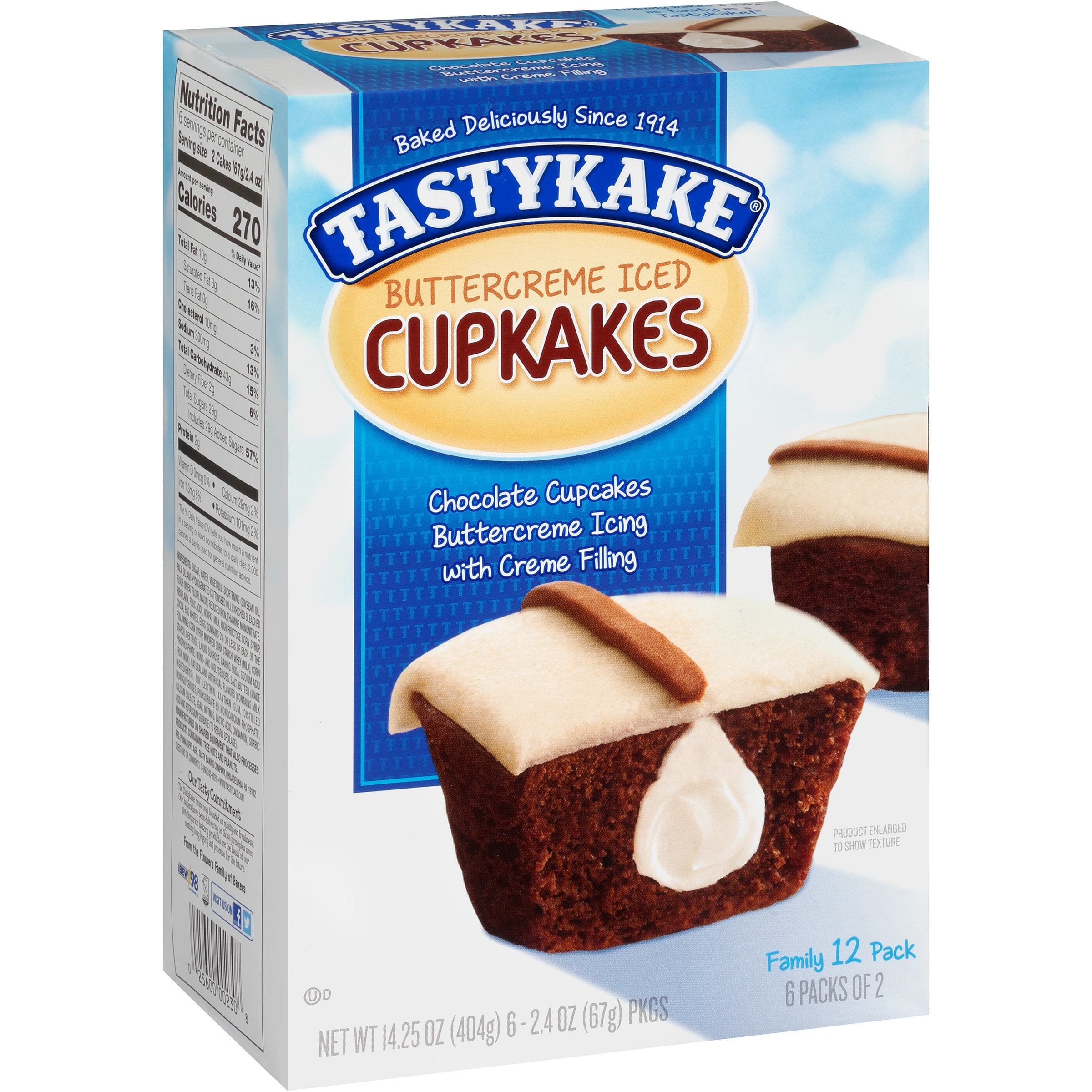 Tastykake® Buttercreme Iced Cupkakes 6